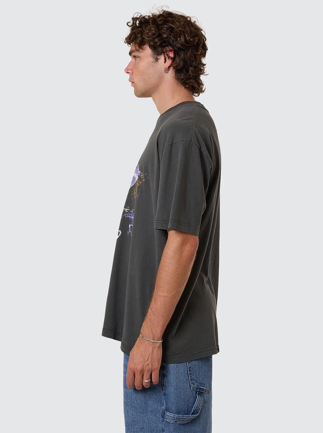 Thrills - Flight Risk Oversize Fit Tee - Merch Black