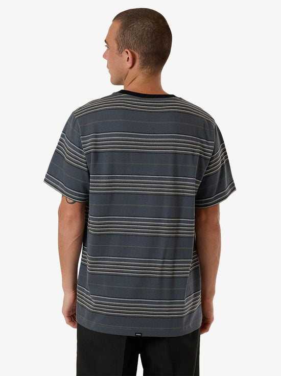 Thrills - Heavy Times Stripe Merch Fit Tee - Light Petrol