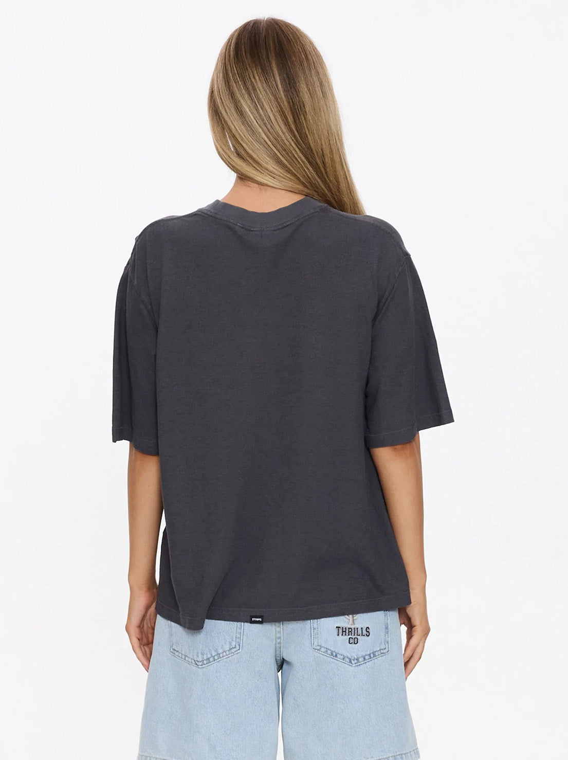 Thrills - Hemp Square Tee - Ebony