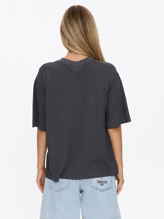 Thrills - Hemp Square Tee - Ebony