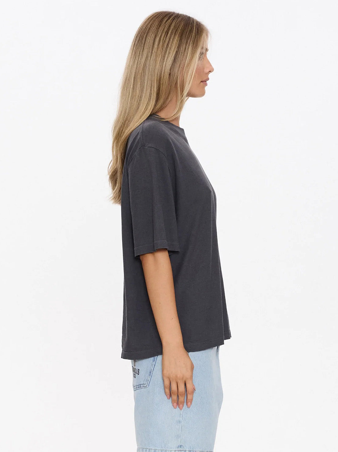 Thrills - Hemp Square Tee - Ebony