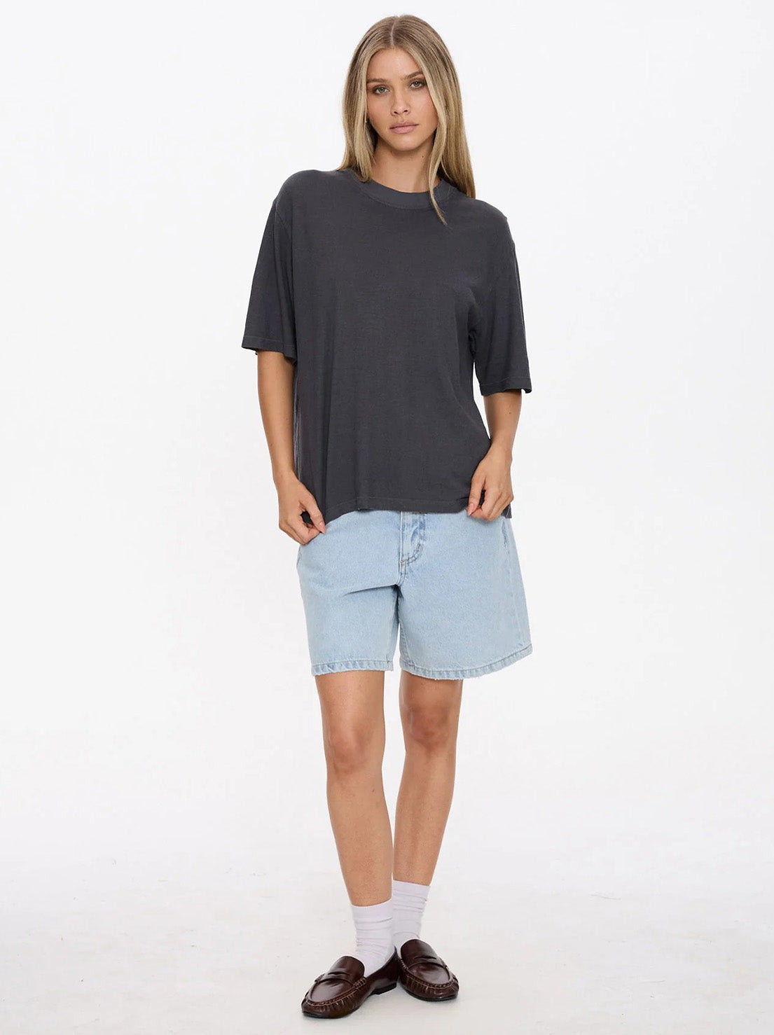 Thrills - Hemp Square Tee - Ebony