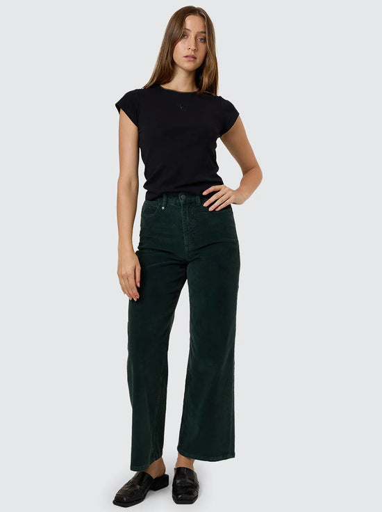 Thrills - Holly Cord Pant - Vista Green