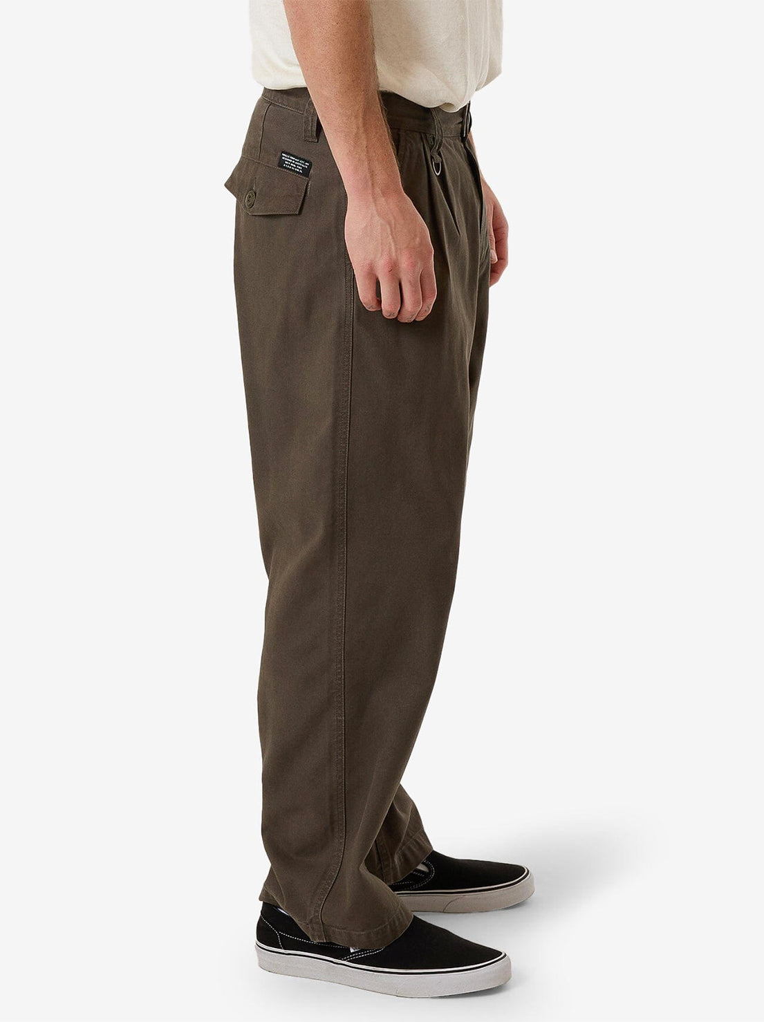 Thrills - Honour Big Slacker Pant - Olive Night