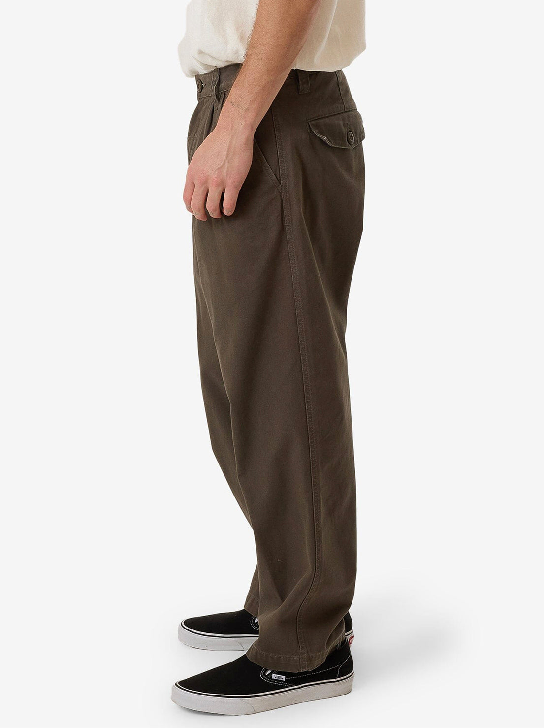 Thrills - Honour Big Slacker Pant - Olive Night