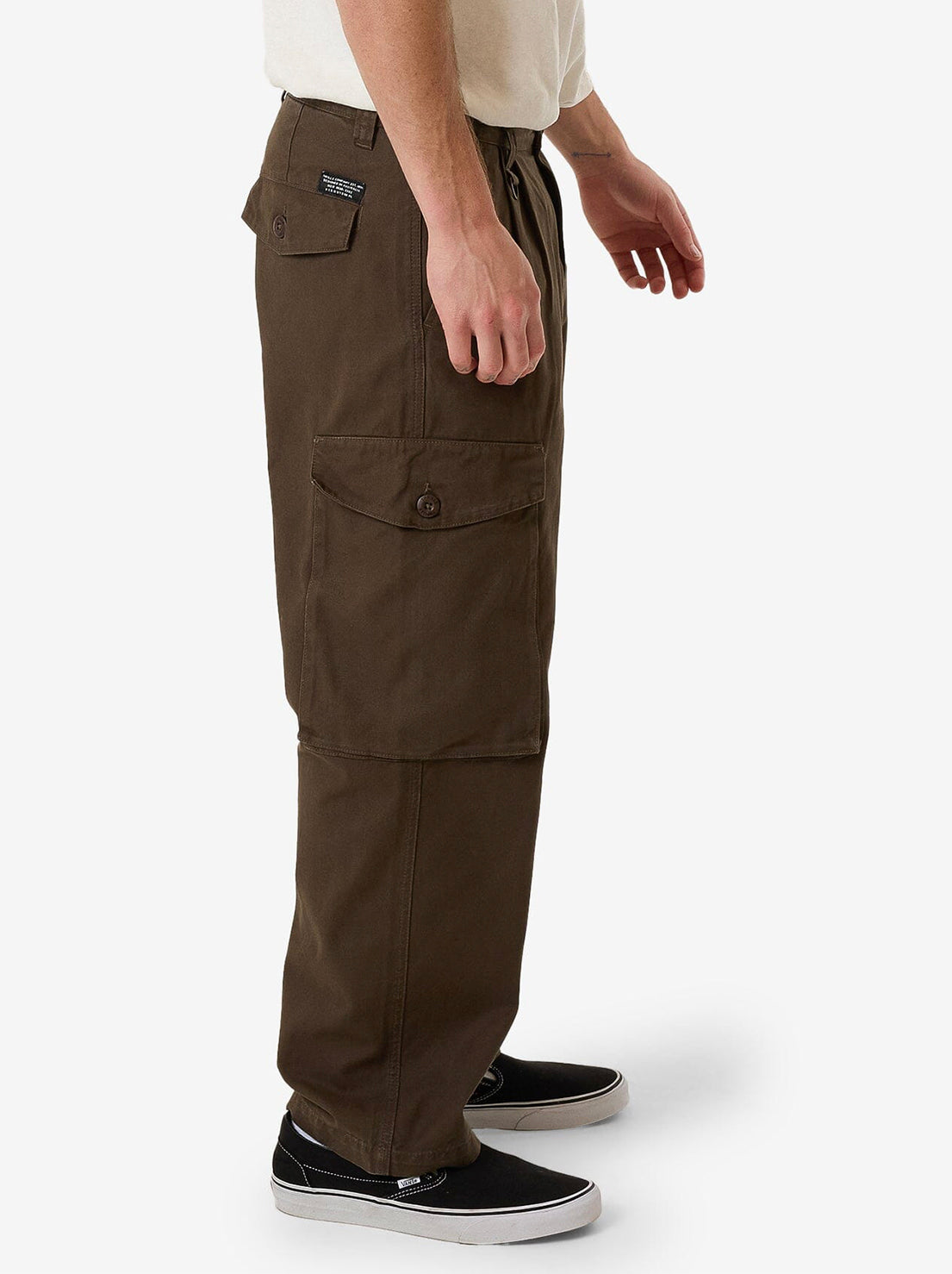 Thrills - Issued Big Slacker Cargo Pant - Canteen