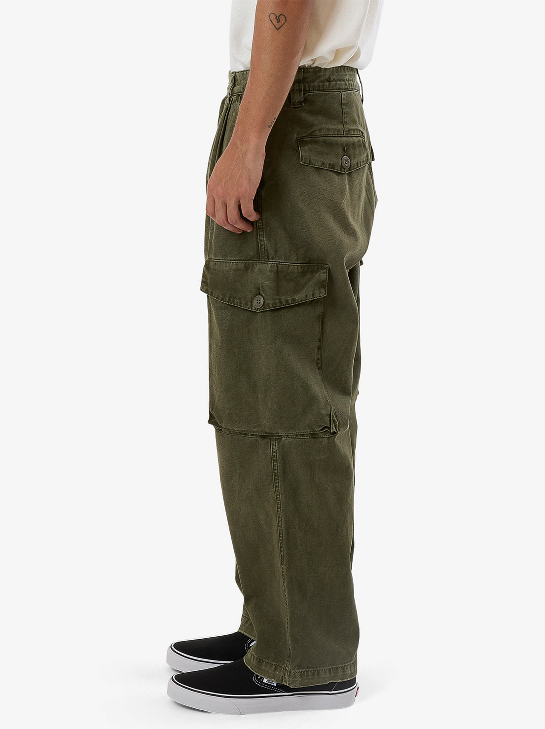 Thrills - Issued Big Slacker Cargo Pant - Grape Leaf