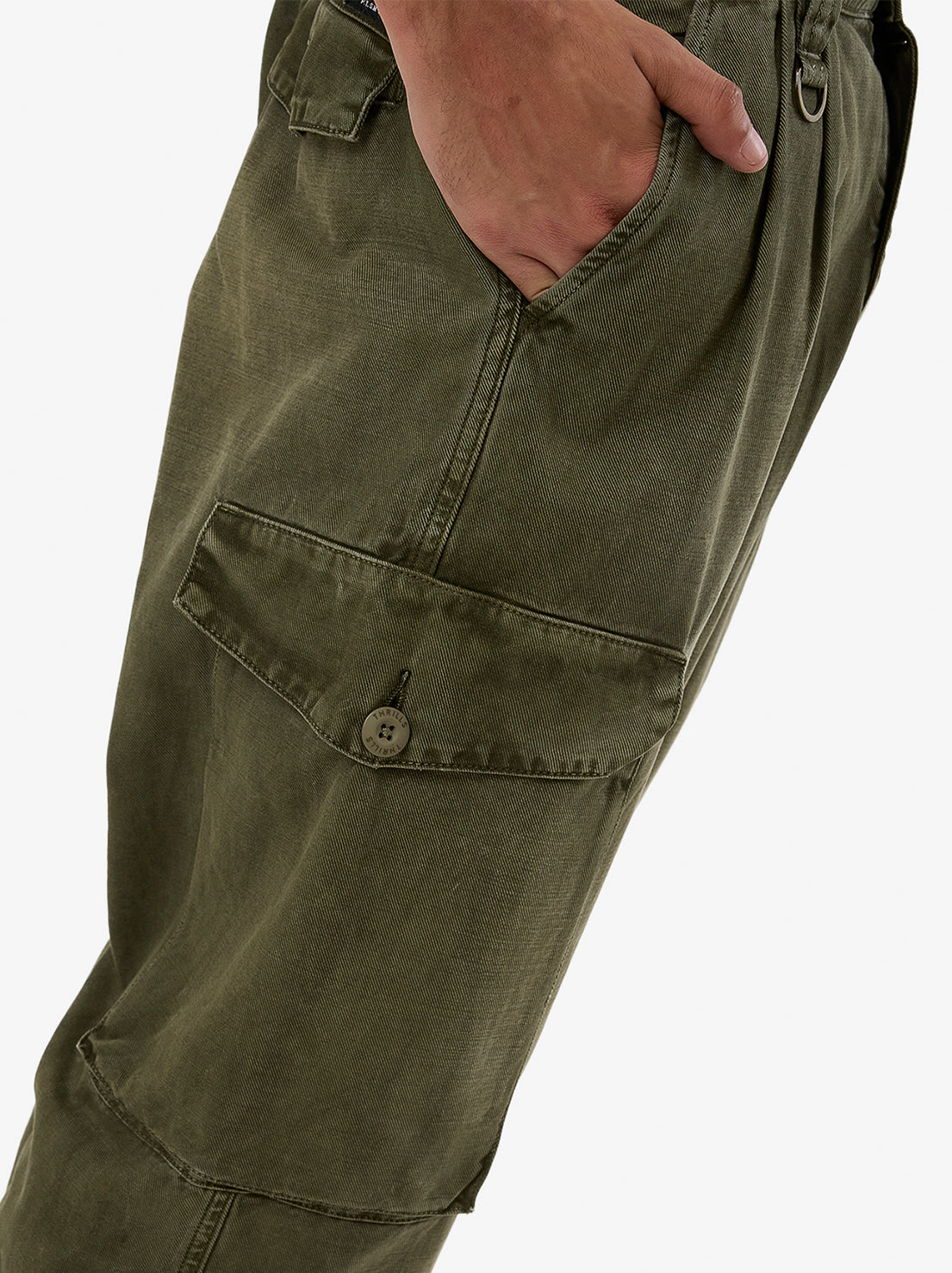 Thrills - Issued Big Slacker Cargo Pant - Grape Leaf