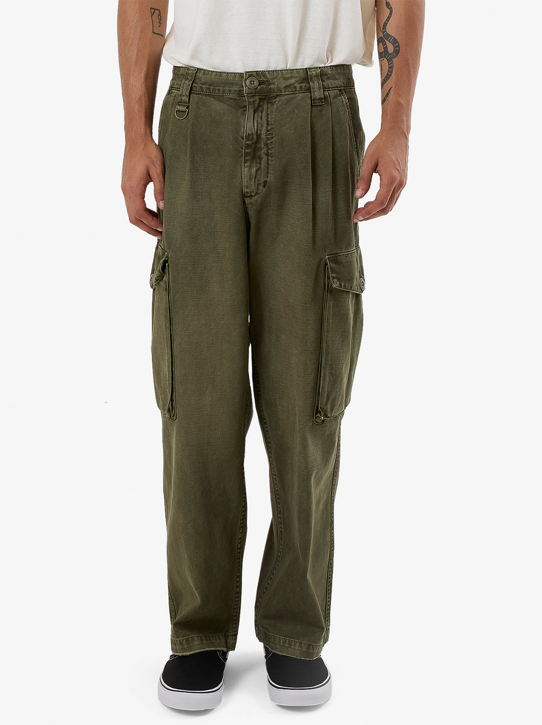 Thrills - Issued Big Slacker Cargo Pant - Grape Leaf