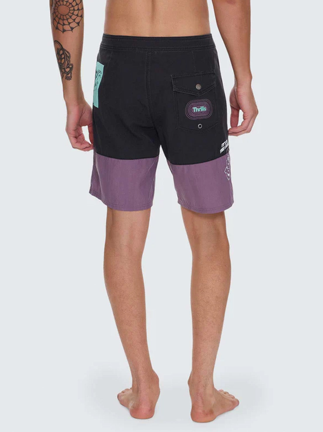 Thrills - It's In The Cards Boardshort - Black