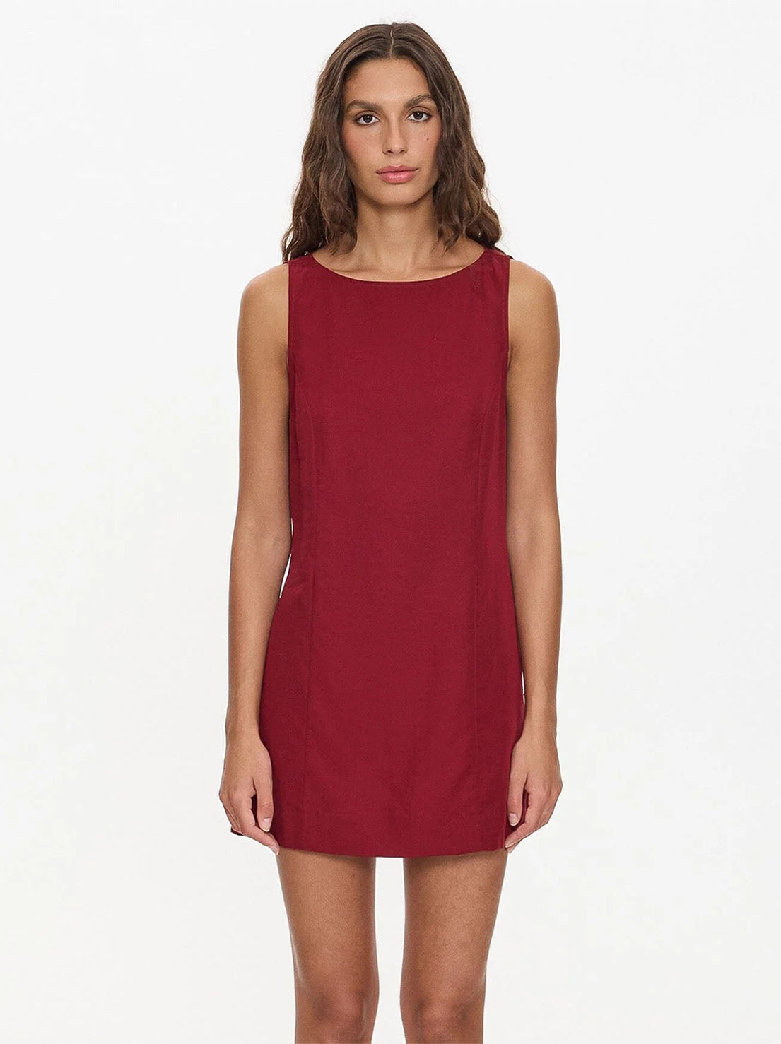 Thrills - Knox Mini Dress - Garnet Red
