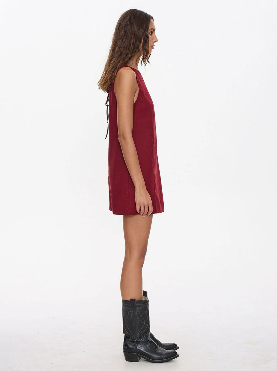 Thrills - Knox Mini Dress - Garnet Red