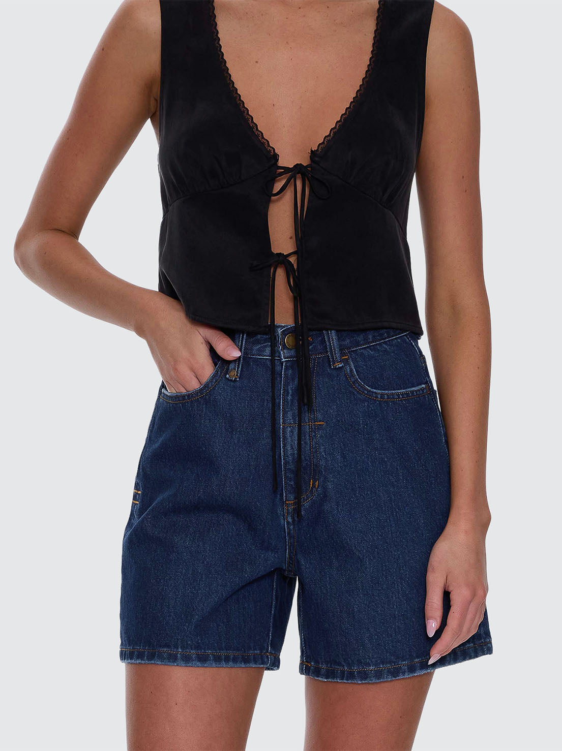 Thrills - Koko Short - Rinsed Ink