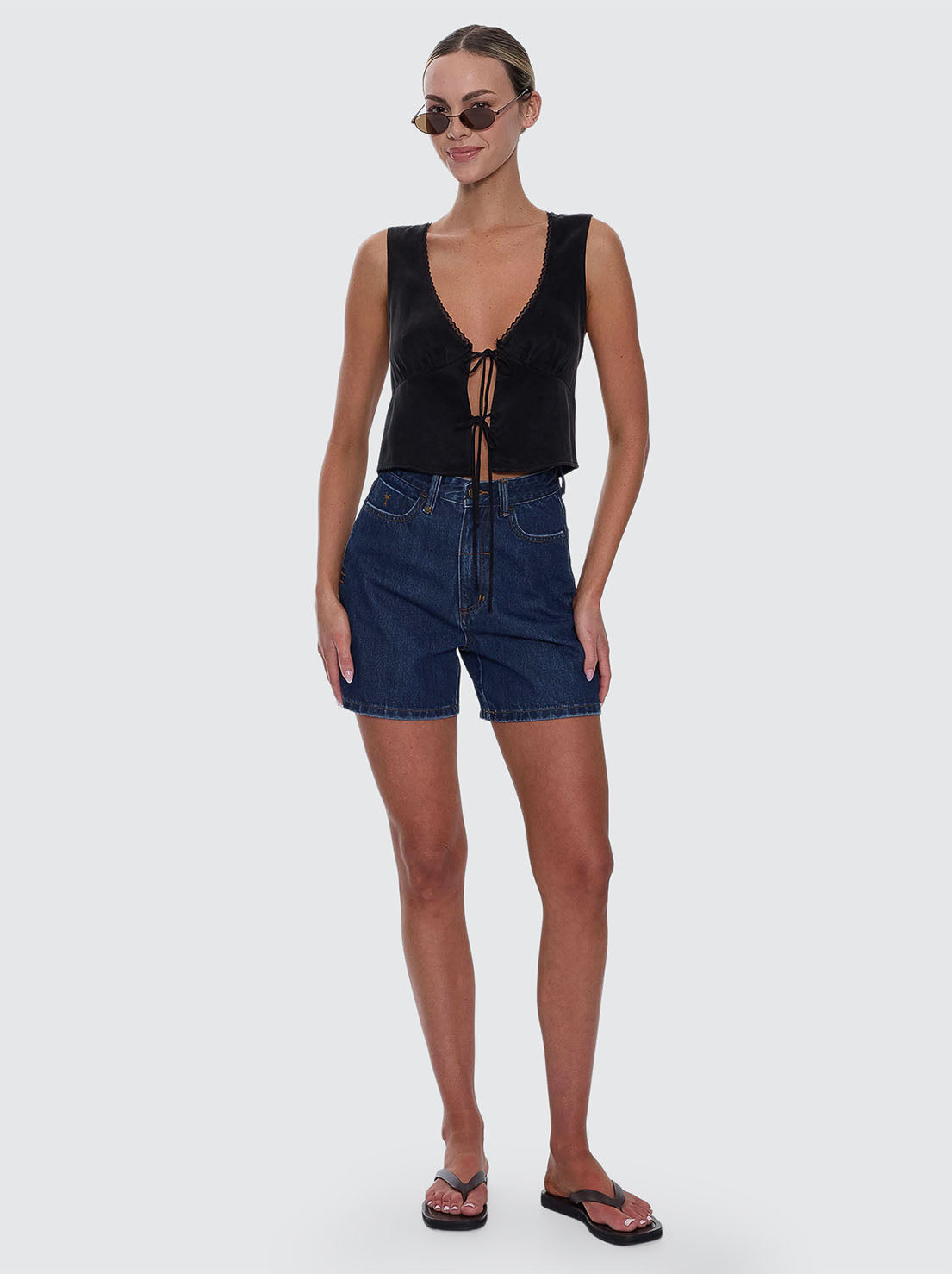 Thrills - Koko Short - Rinsed Ink