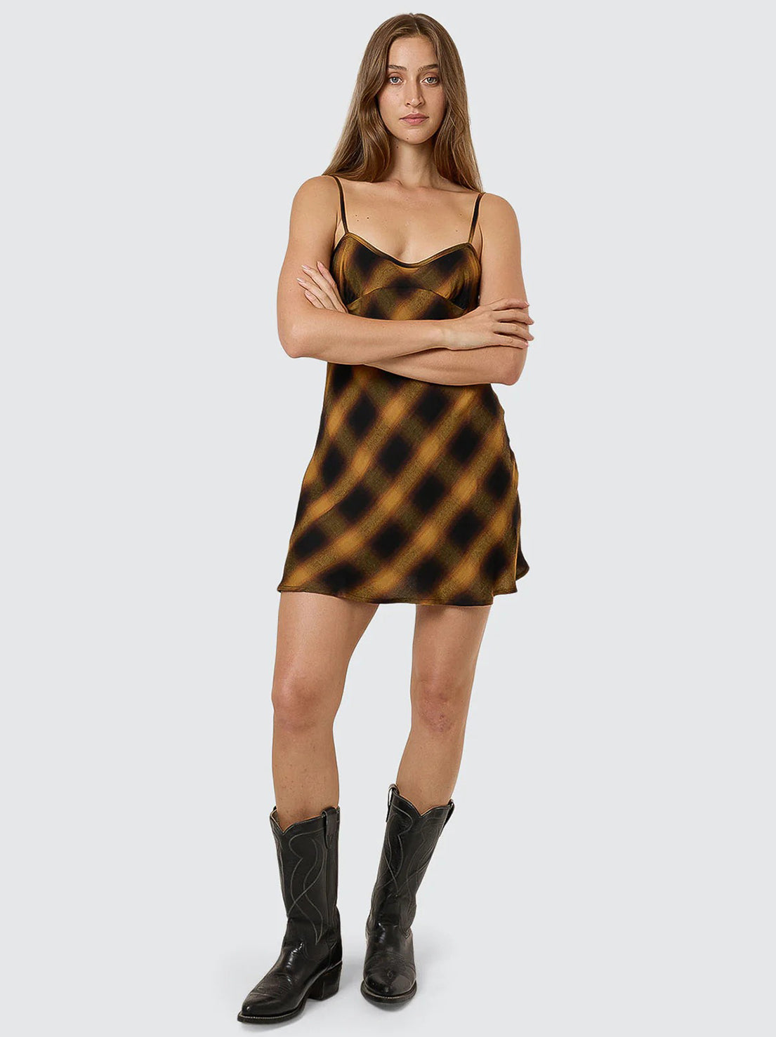 Thrills - Lost Signal Mini Dress - Bronze