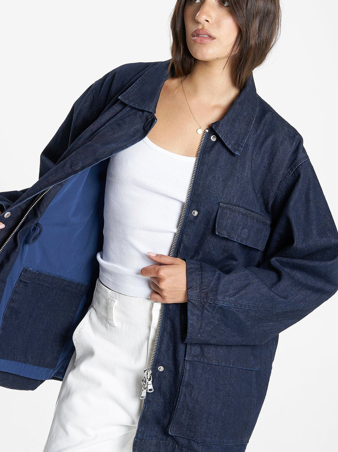 Thrills - Meg Jacket - Raw Indigo