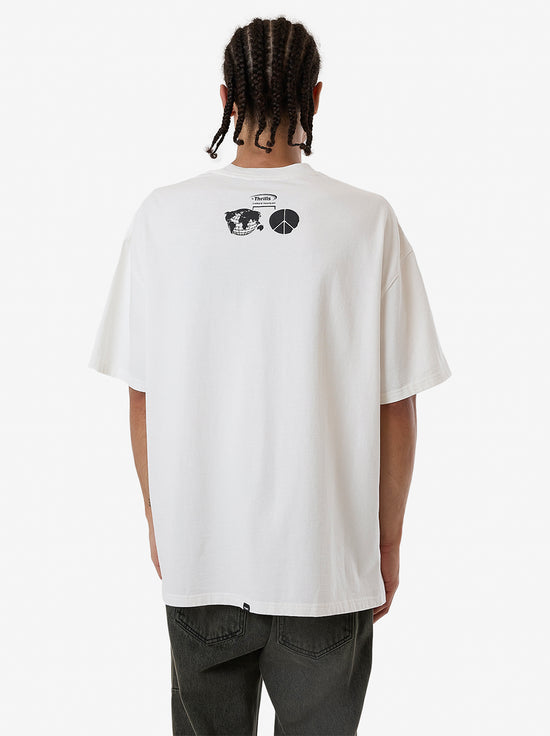 Thrills - Method Box Fit Oversize Tee - Dirty White