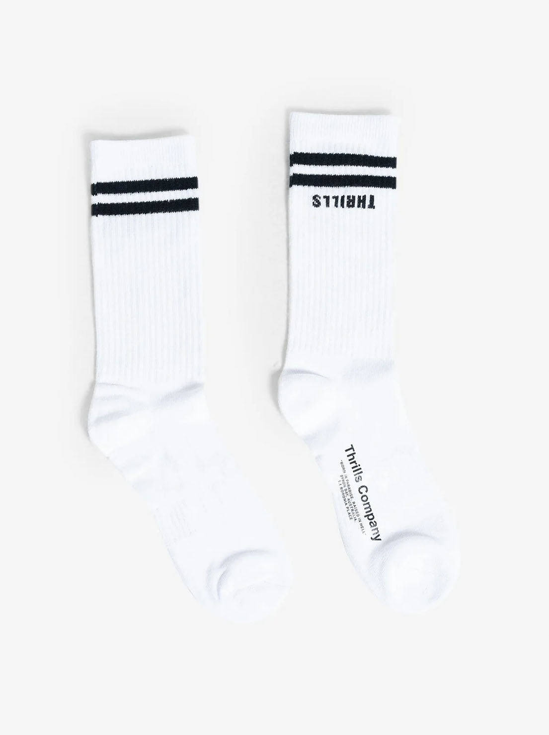 Thrills - Minimal Thrills 3 Pack Socks - White