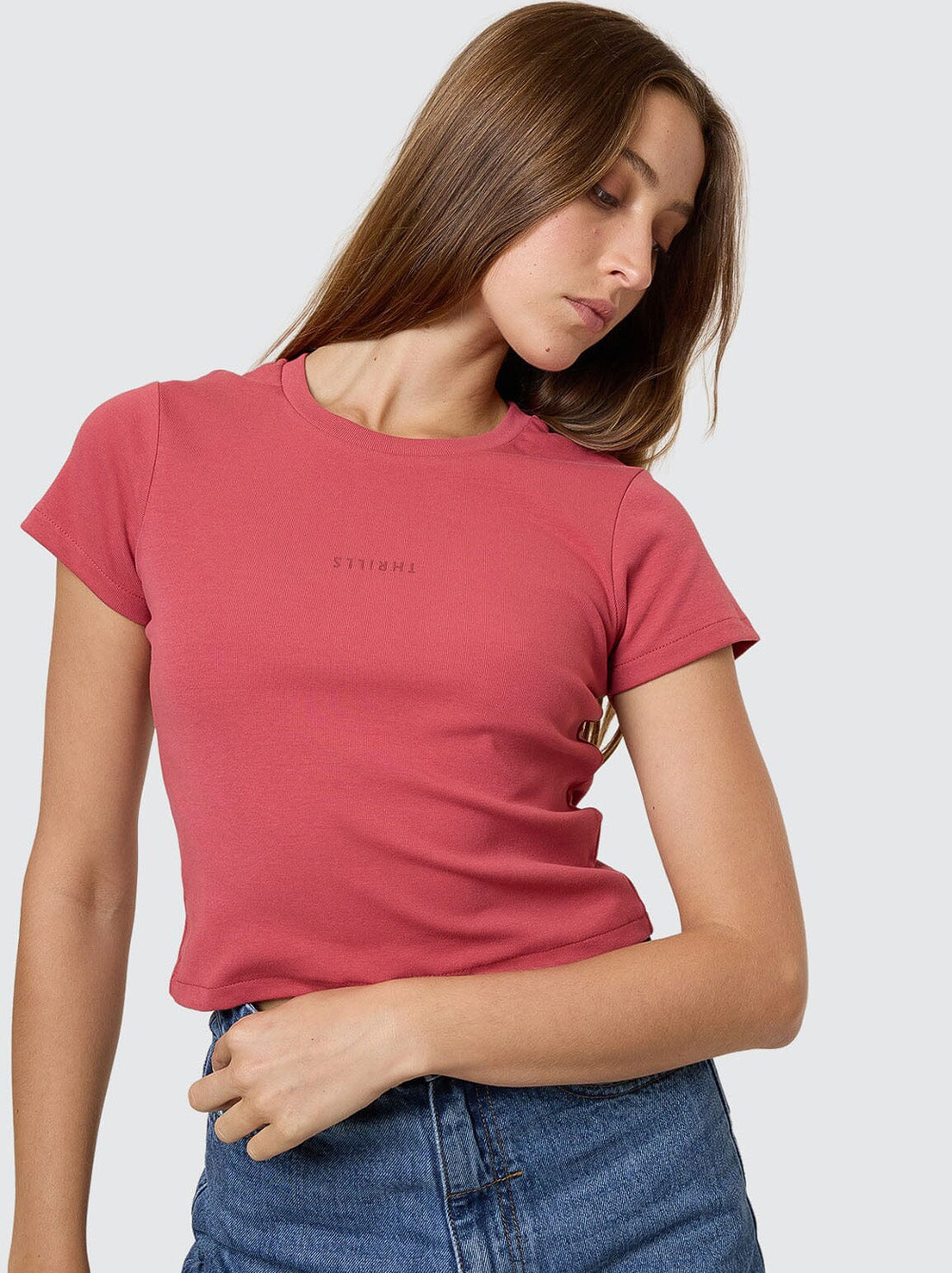 Thrills - Minimal Thrills Mini Tee - Redwood