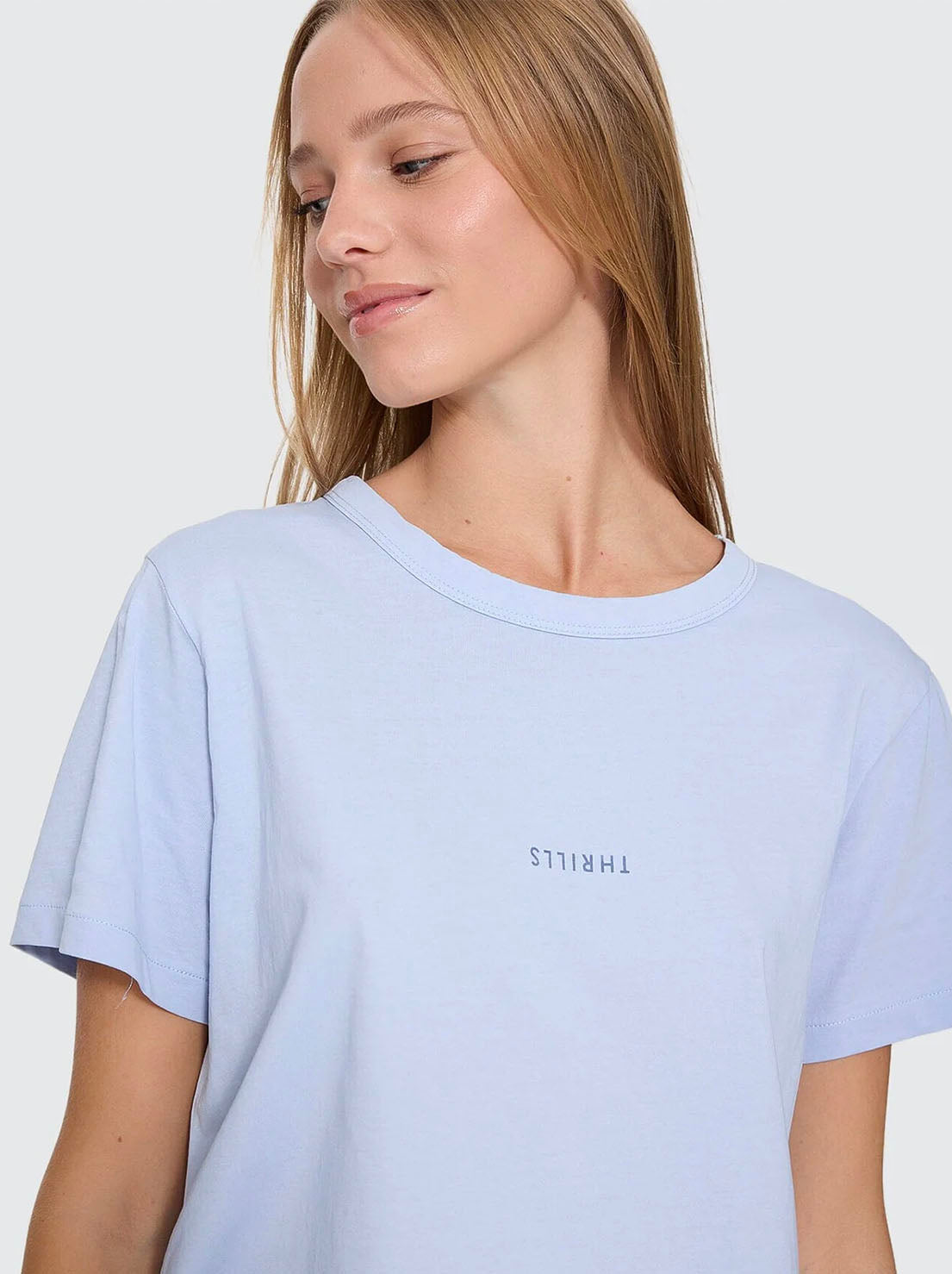Thrills - Minimal Thrills Relaxed Tee - Placid Blue