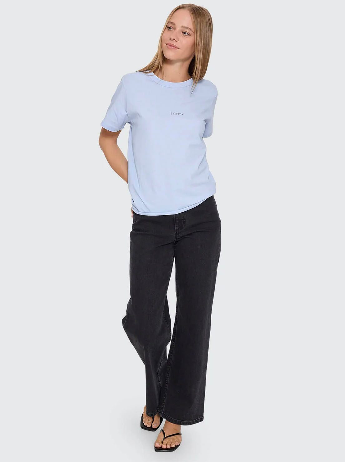 Thrills - Minimal Thrills Relaxed Tee - Placid Blue