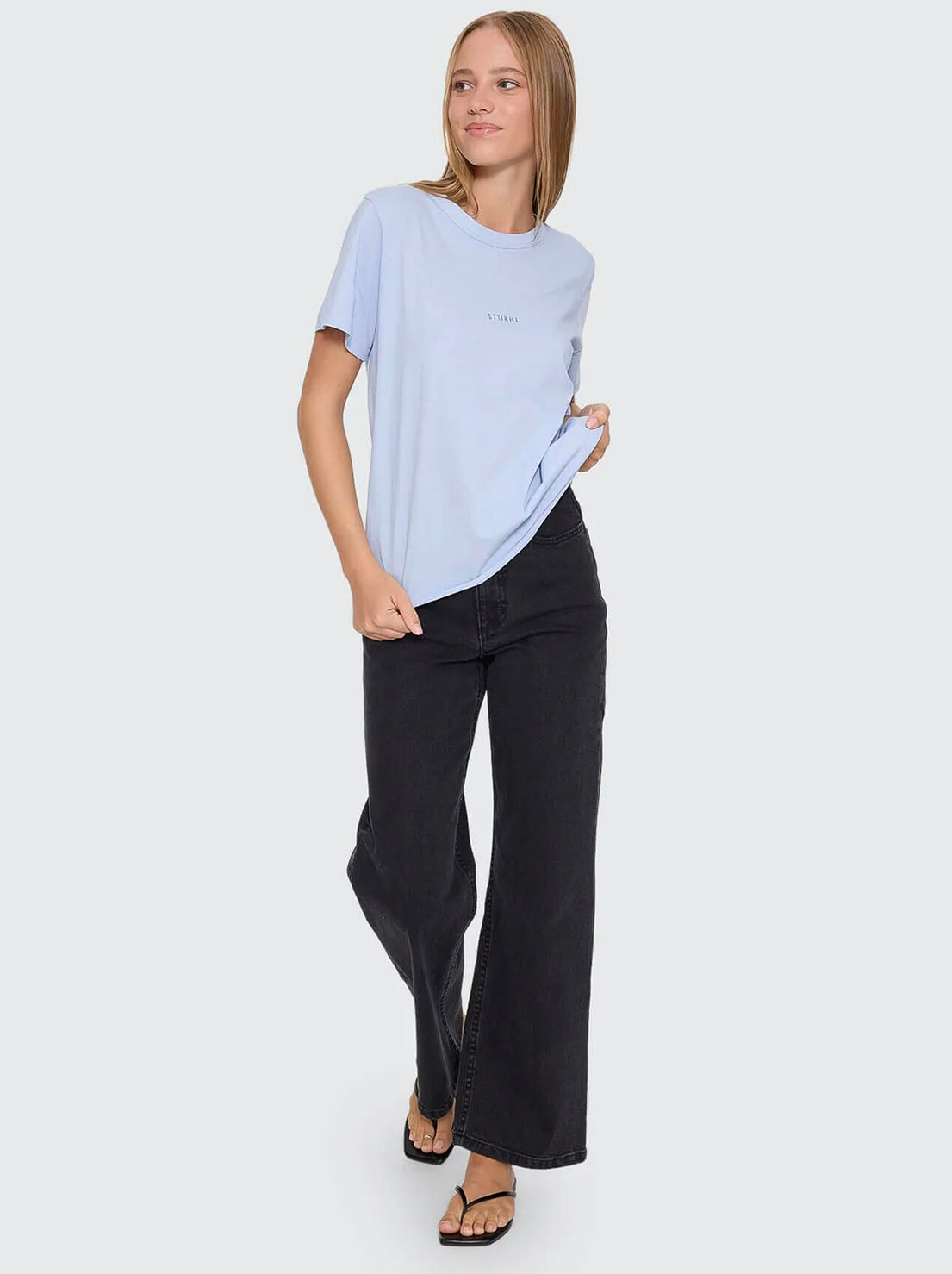 Thrills - Minimal Thrills Relaxed Tee - Placid Blue