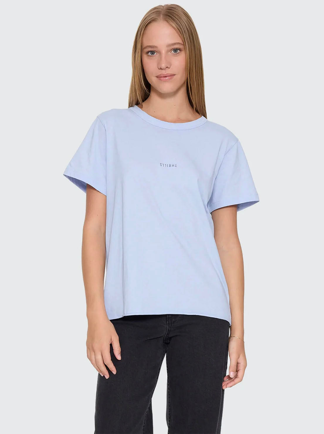 Thrills - Minimal Thrills Relaxed Tee - Placid Blue