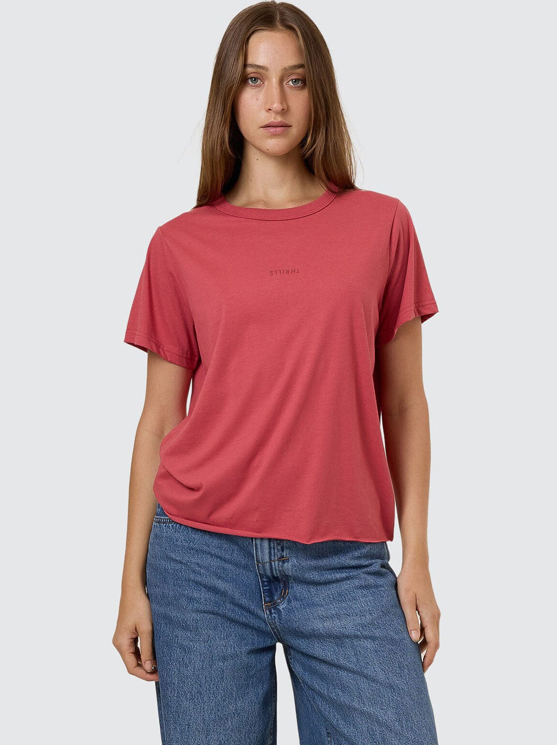 Thrills - Minimal Thrills Relaxed Tee - Redwood