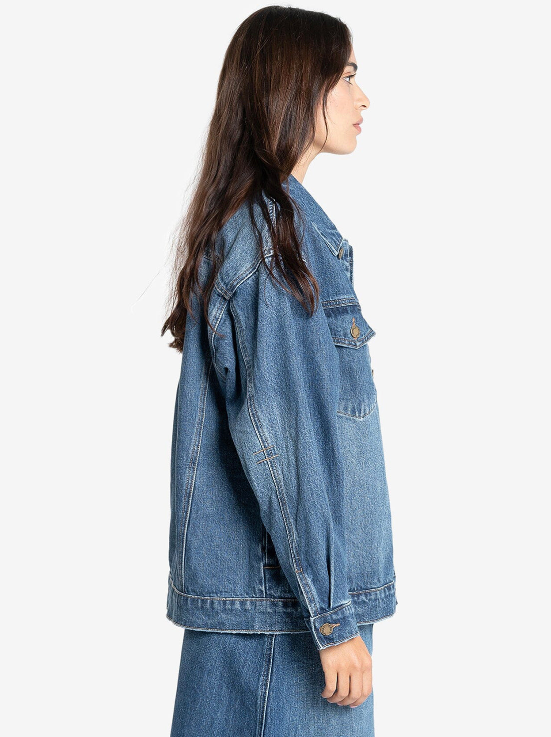 Thrills - Morgan Denim Jacket - Roadhouse Blue