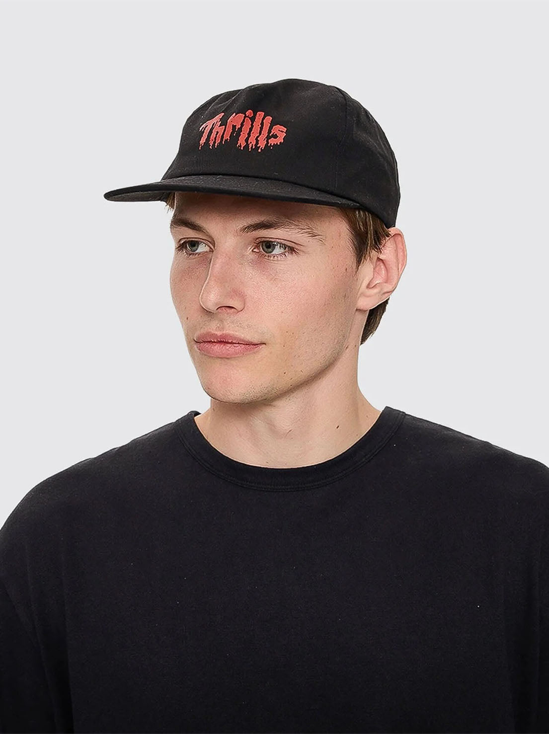Thrills - Once Bitten Twice Shy 5 Panel Cap - Black