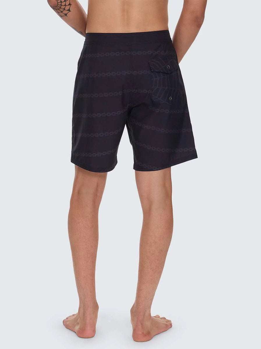 Thrills - Once Bitten Twice Shy Boardshort - Black – Abicus
