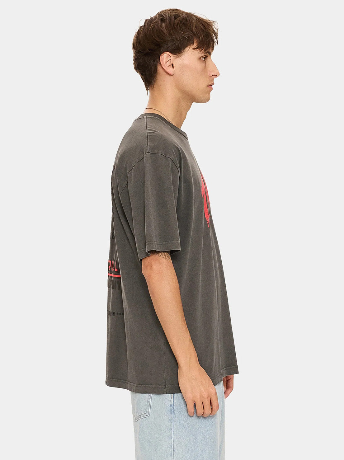 Thrills - Once Bitten Twice Shy Oversize Fit Tee - Merch Black