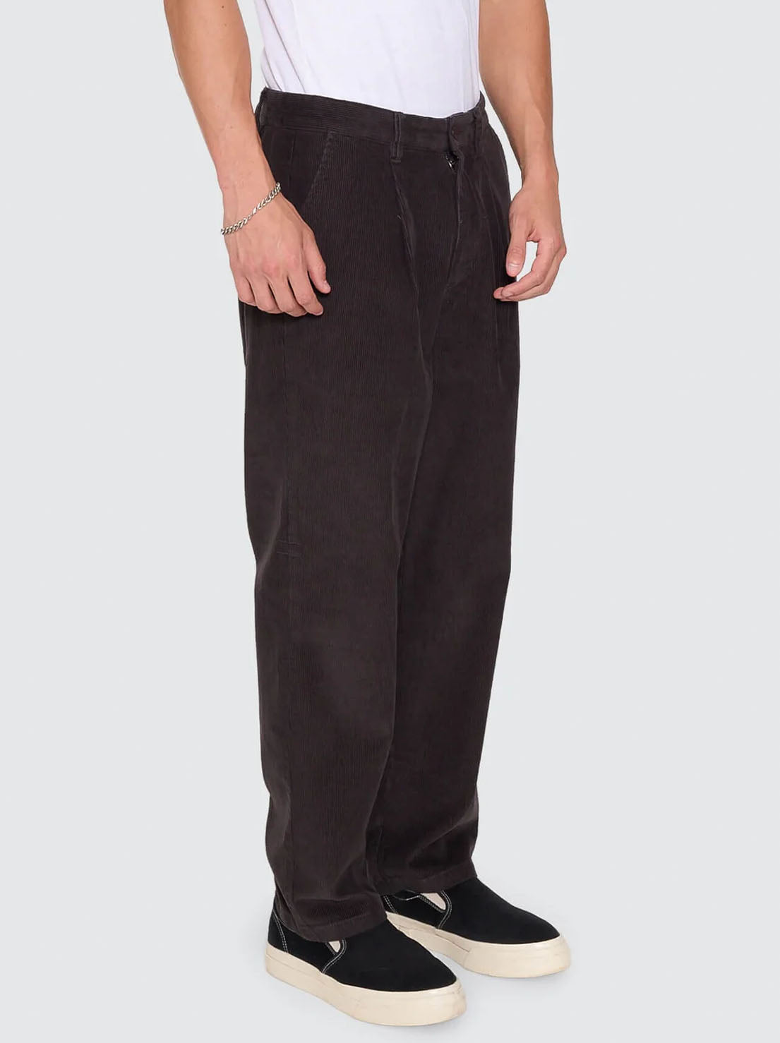 Thrills - Slacker Cord Chino Pant - Dark Charcoal
