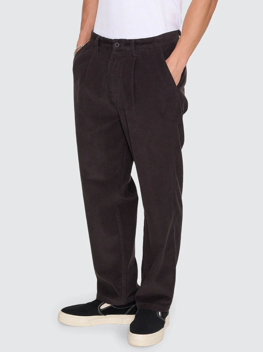 Thrills - Slacker Cord Chino Pant - Dark Charcoal