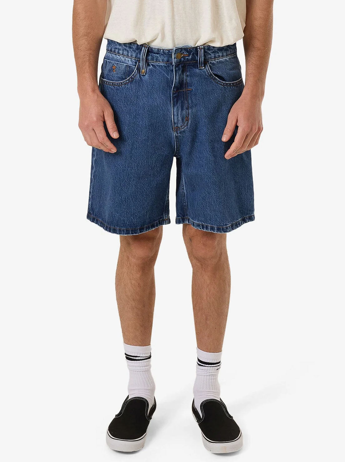 Thrills - Slacker Denim Short - Double Rinsed Blues