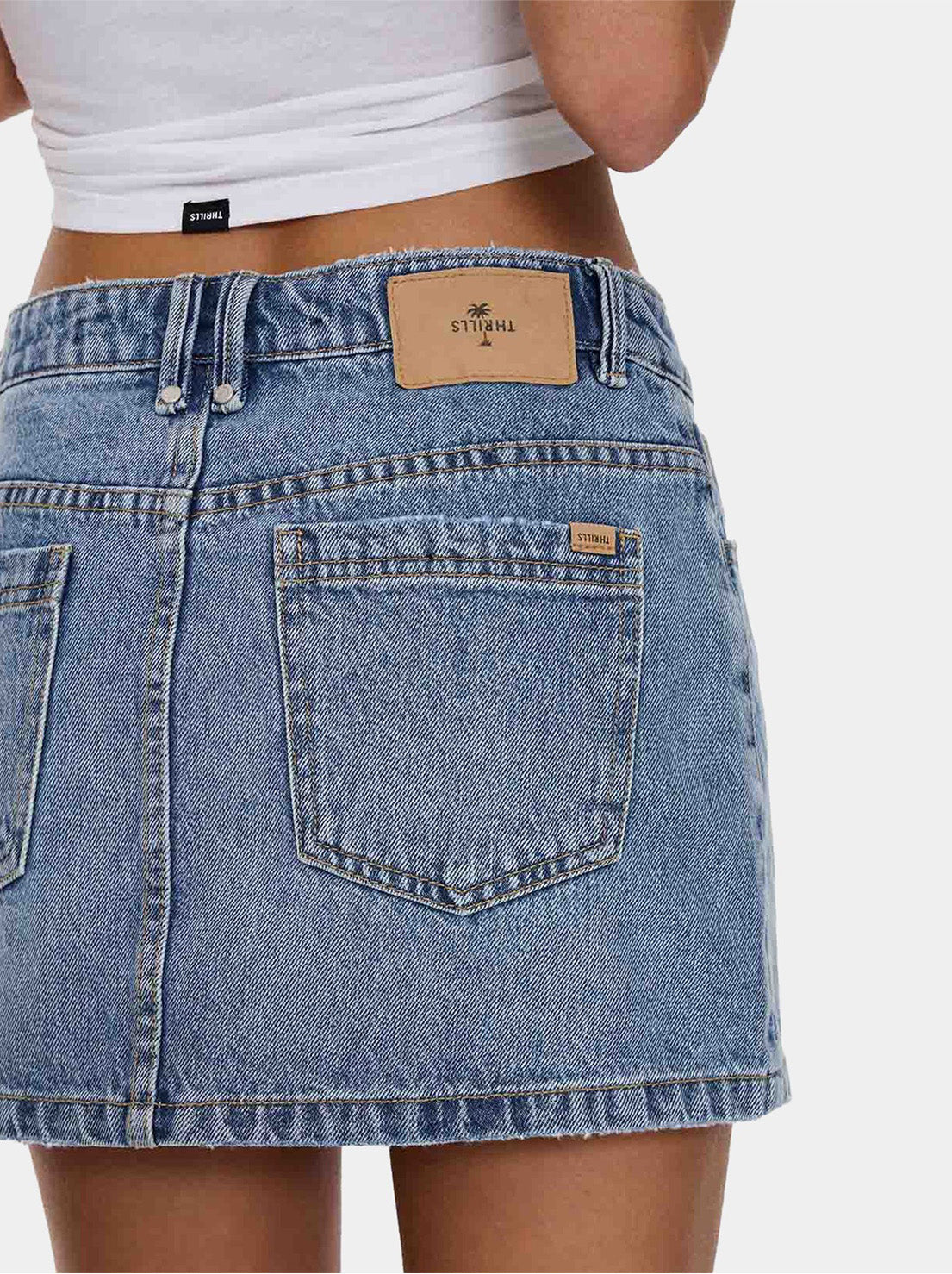 Thrills - Sophie Mid Rise Mini Skirt - Rustic Fade