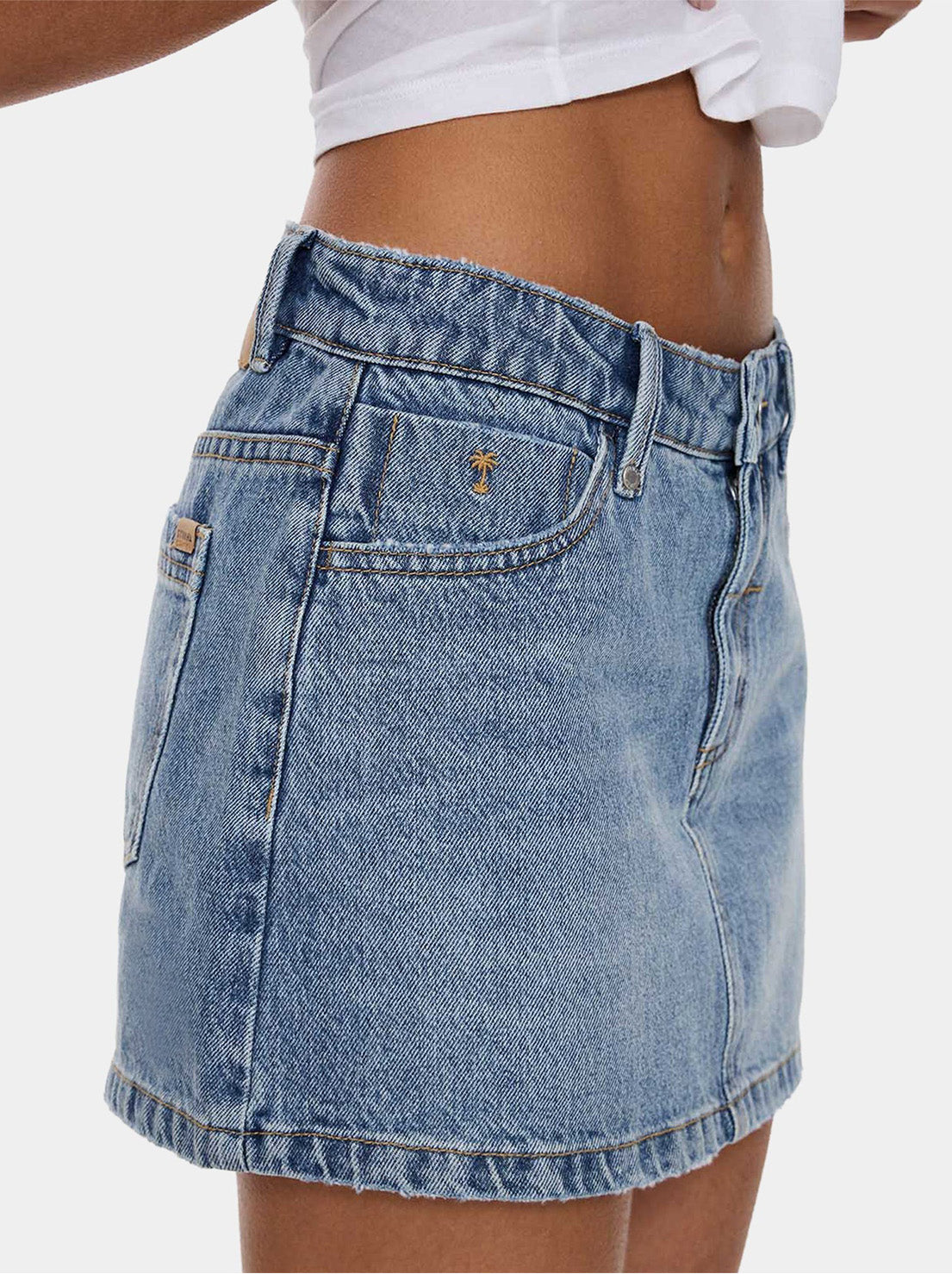 Thrills - Sophie Mid Rise Mini Skirt - Rustic Fade