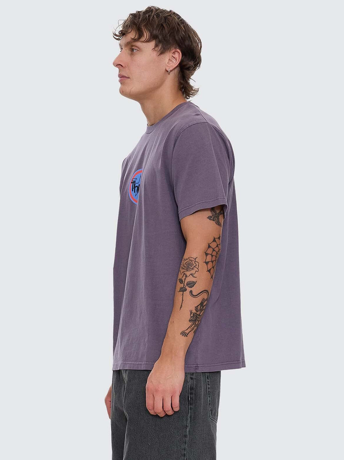 Thrills - Super Blast Merch Fit Tee - Purple Ash