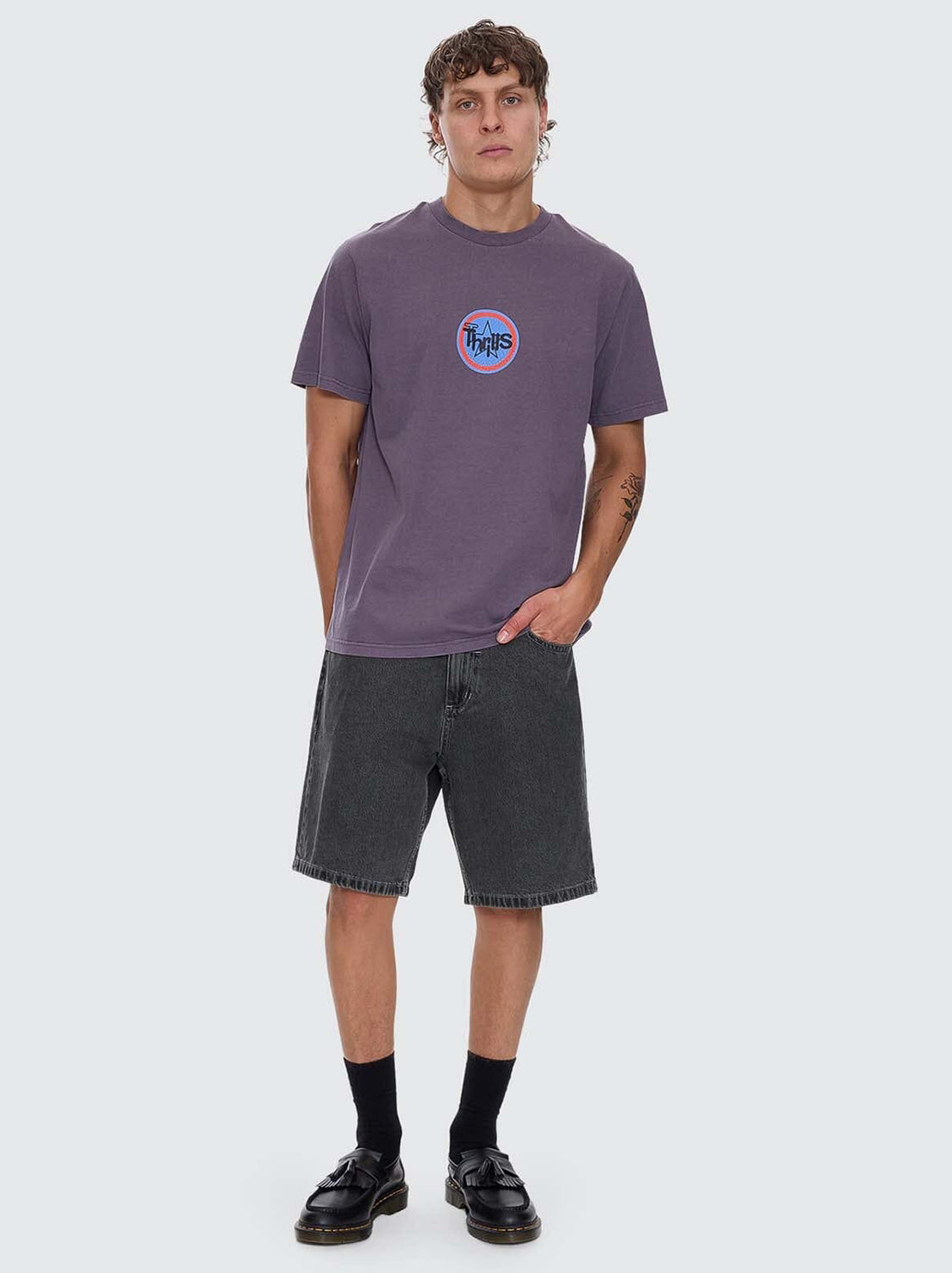 Thrills - Super Blast Merch Fit Tee - Purple Ash