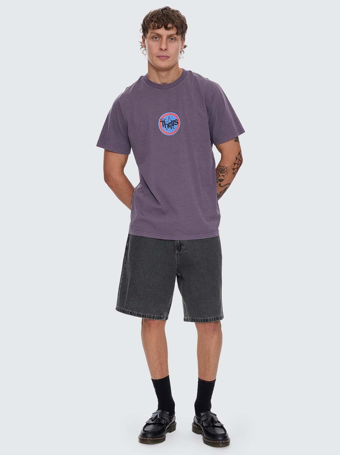 Thrills - Super Blast Merch Fit Tee - Purple Ash