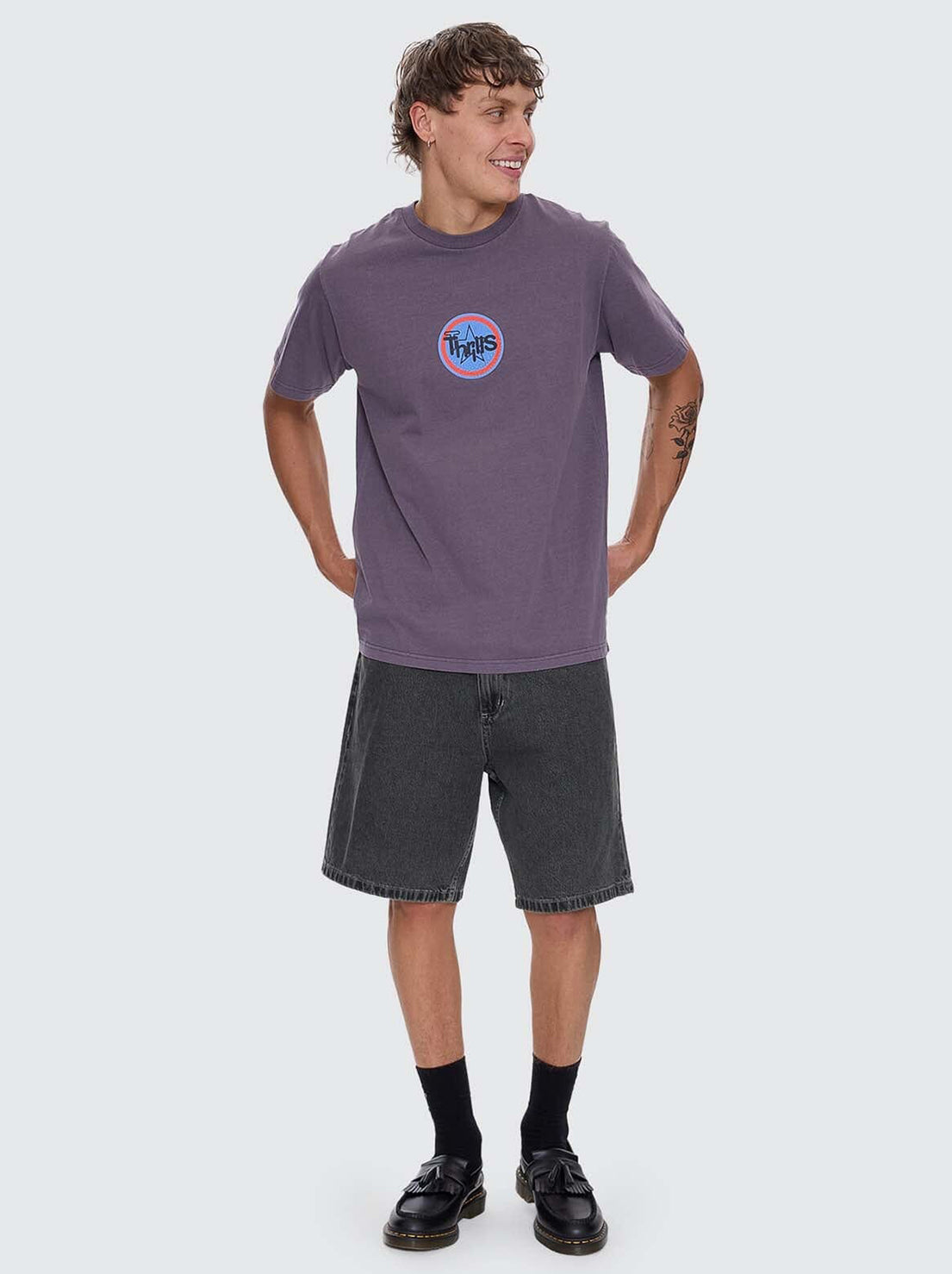 Thrills - Super Blast Merch Fit Tee - Purple Ash
