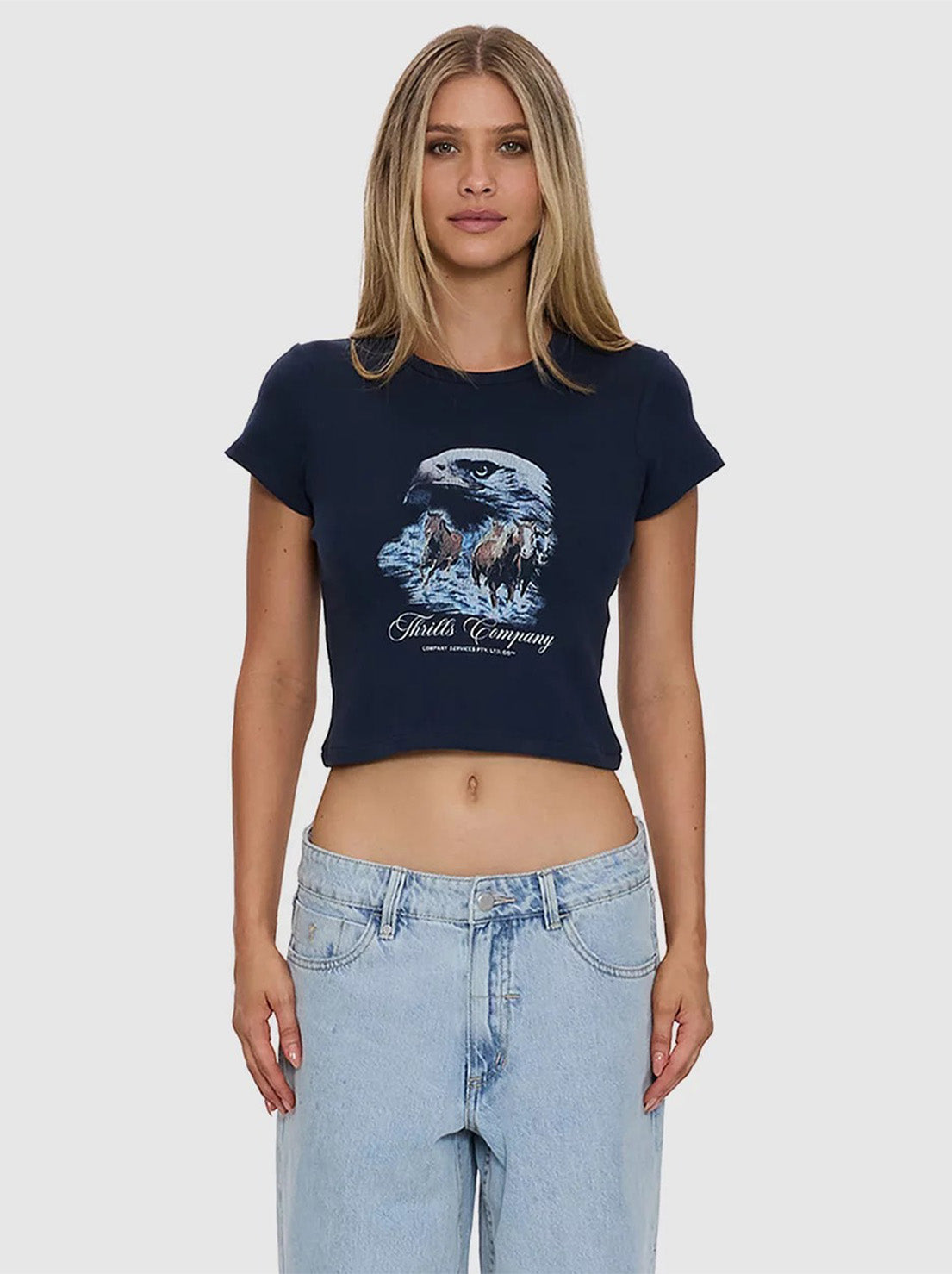 Thrills - Superior Power Mini Tee - Total Eclipse