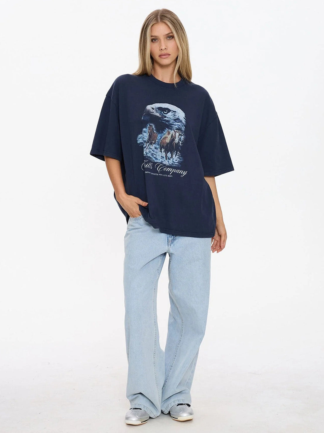 Thrills - Superior Power Oversized Tee - Total Eclipse