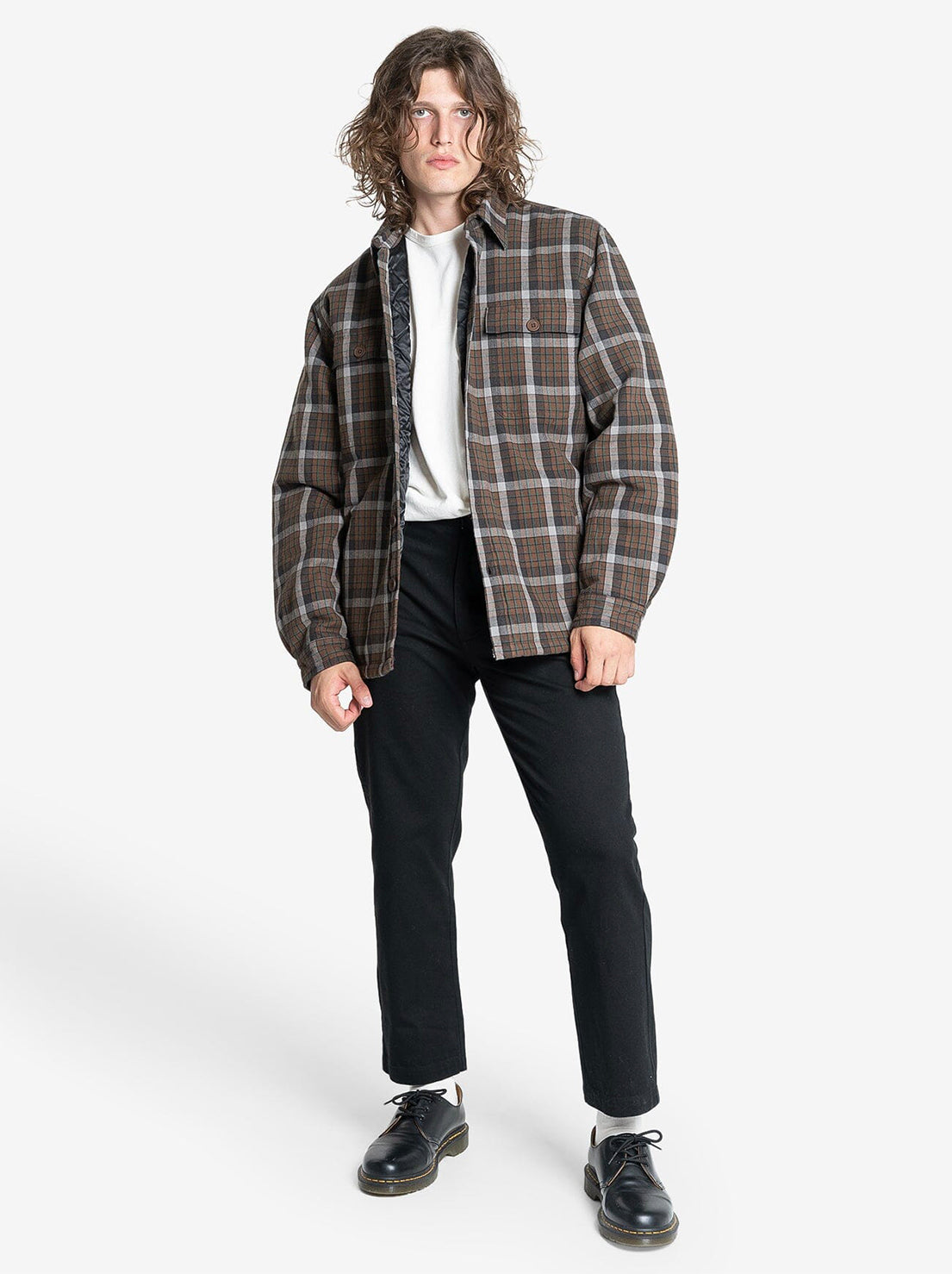 Thrills - Thrills Labour Flannel Jacket - Brown