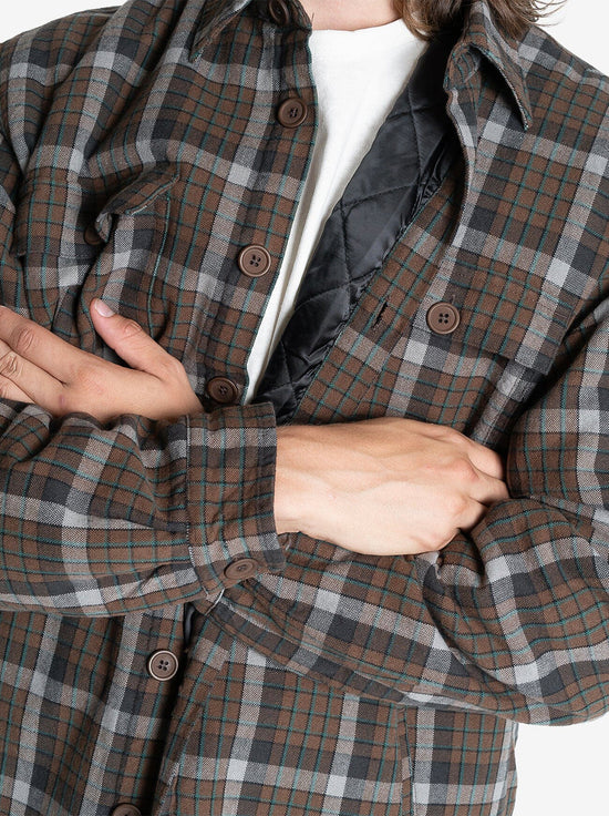 Thrills - Thrills Labour Flannel Jacket - Brown