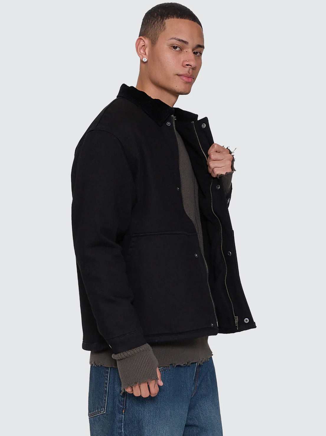 Thrills - Thrills Union Jacket - Pirate Black