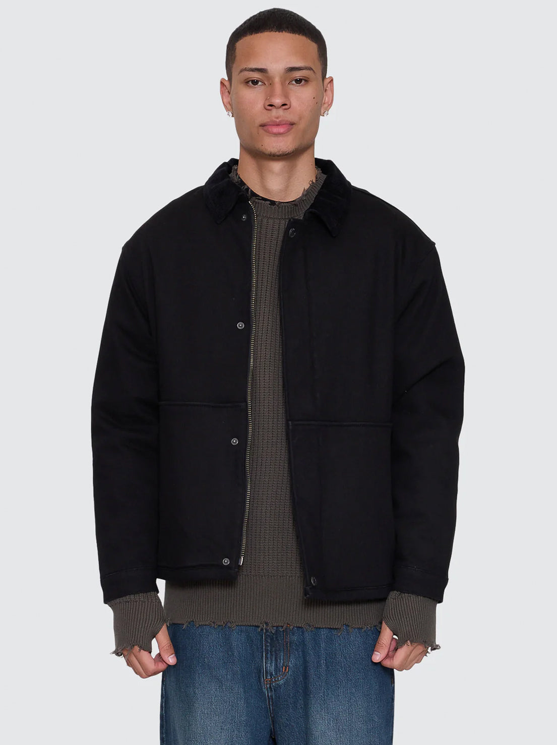 Thrills - Thrills Union Jacket - Pirate Black