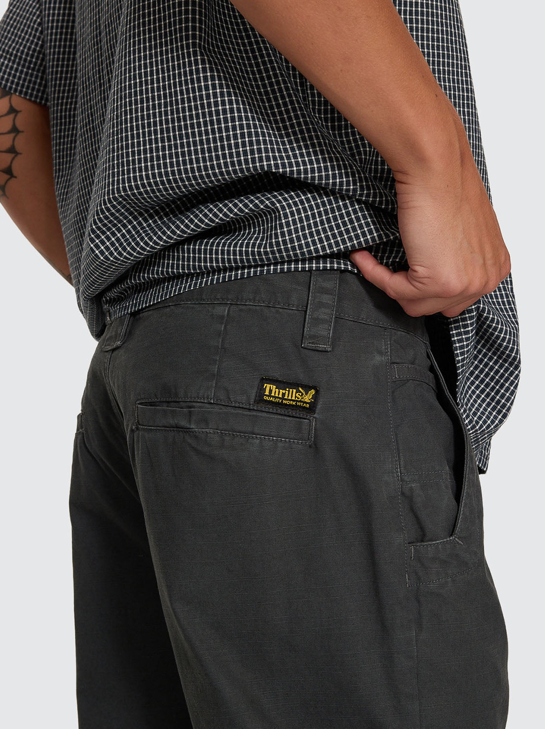 Thrills - Thrills Union Slacker Work Pant - Carbon