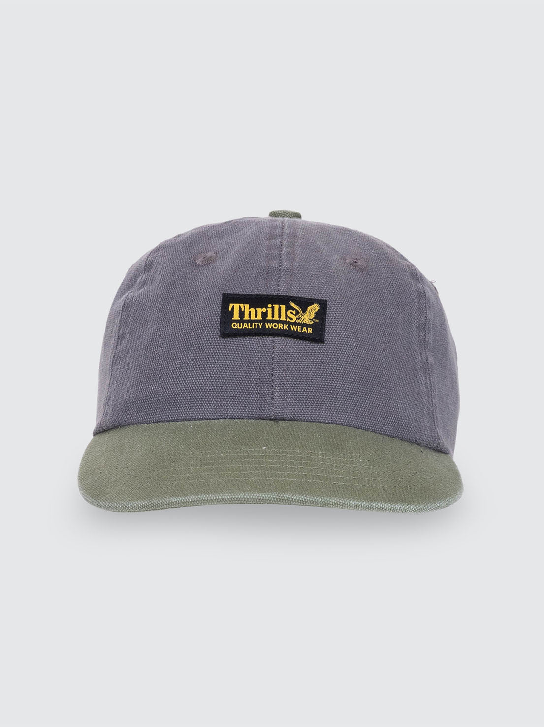 Thrills - Union 6 Panel Cap - Black Lava