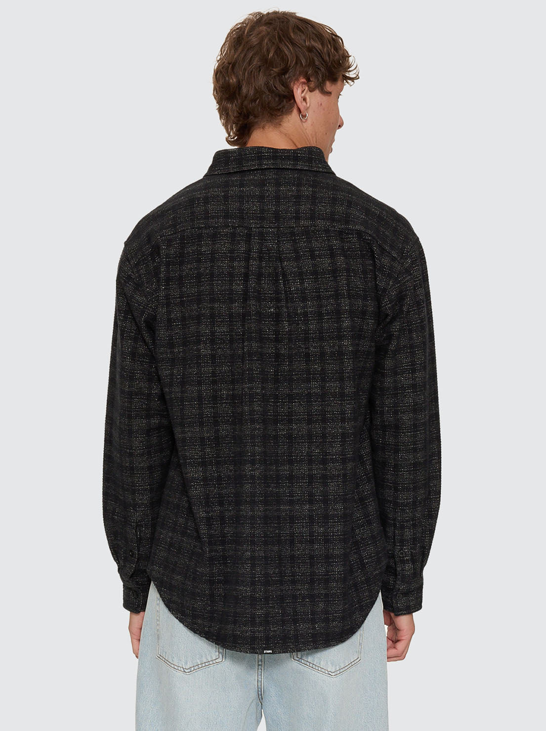 Thrills - Union Barrio Long Sleeve Flannel Shirt - Black